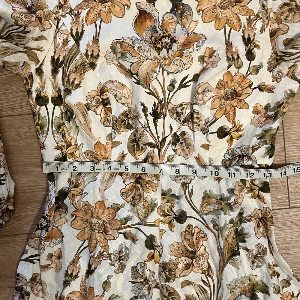 NWOT Zimmermann Chintz Floral Midi Dress - Picture 12 of 13